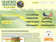 Tablet Screenshot of crabtreeservices.net